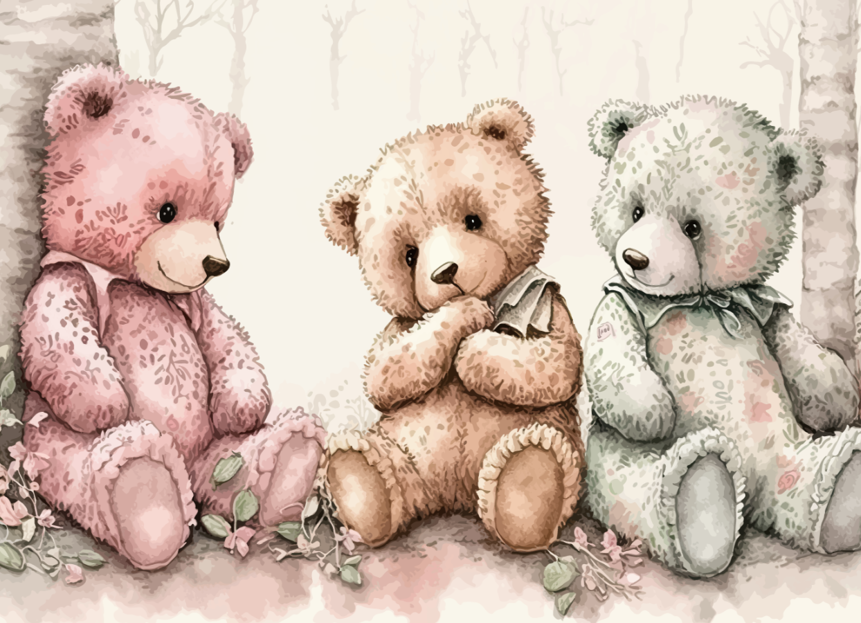 Cute bears wallpaper picture